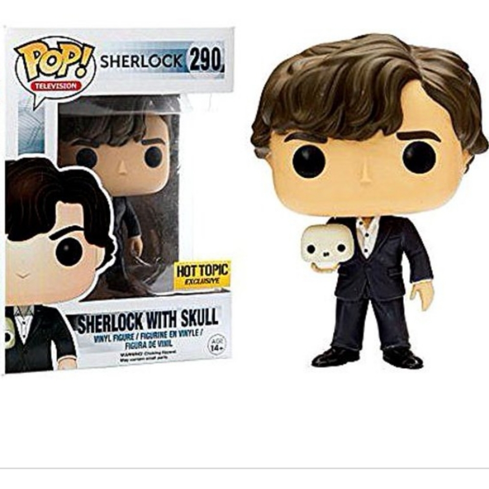 sherlock with skull funko